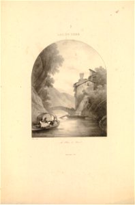 Lac de Côme - le pont de Nesso (BM 1920,0420.96)