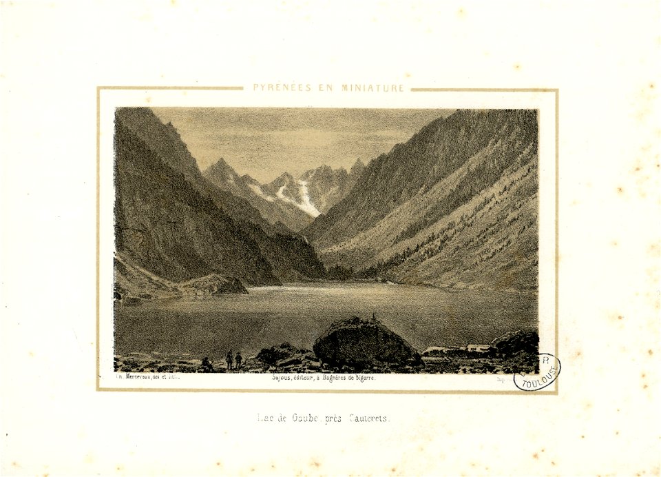 Lac de Gaube, près Cauterets - Fonds Ancely - B315556101 A MERCEREAU 2 015