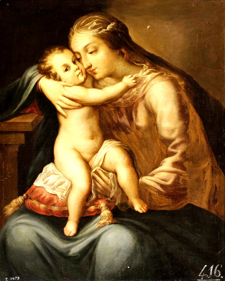 La Virgen con el Niño. Obra anónima del siglo XVII (Museo del Prado)
