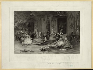 La veillesse d'un prince - peint par L. Rossi ; grave par Ed. Girardet. LCCN94512098