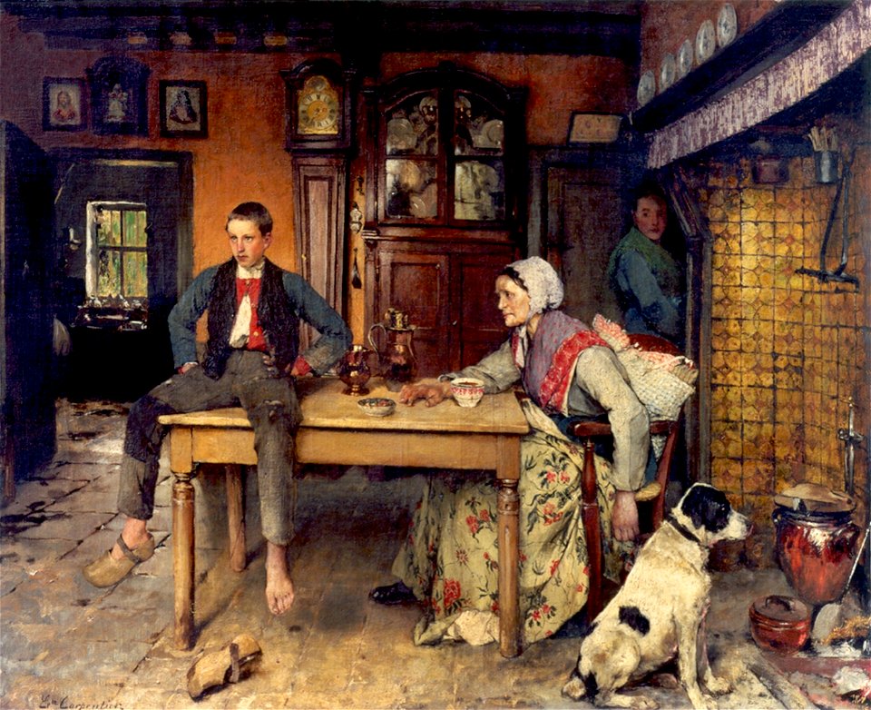 La réprimande.