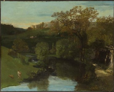 La Vallée by Gustave Courbet PMA. Free illustration for personal and commercial use.