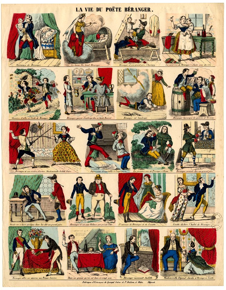 La Vie du poète Béranger FIE IPO 044