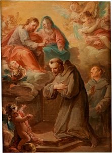 La visión de la Porciúncula, de Luis González Velázquez (Museo del Prado)