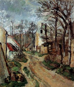 La Vieille Route à Auvers-sur-Oise, par Paul Cézanne, FWN 68