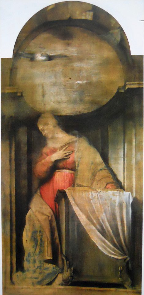 La Vergine annunciata (Moretto Asola)