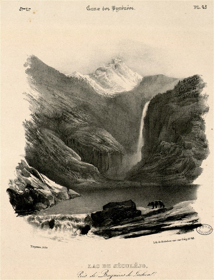 Lac de Séculéjo, près de Bagnères de Luchon - Fonds Ancely - B315556101 A MONTHELIER 1 2 026