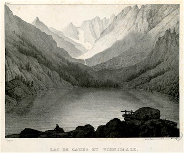 Lac de Gaube et Vignemale (1° liv.) - Fonds Ancely - B315556101 A FROSSARD 1 039