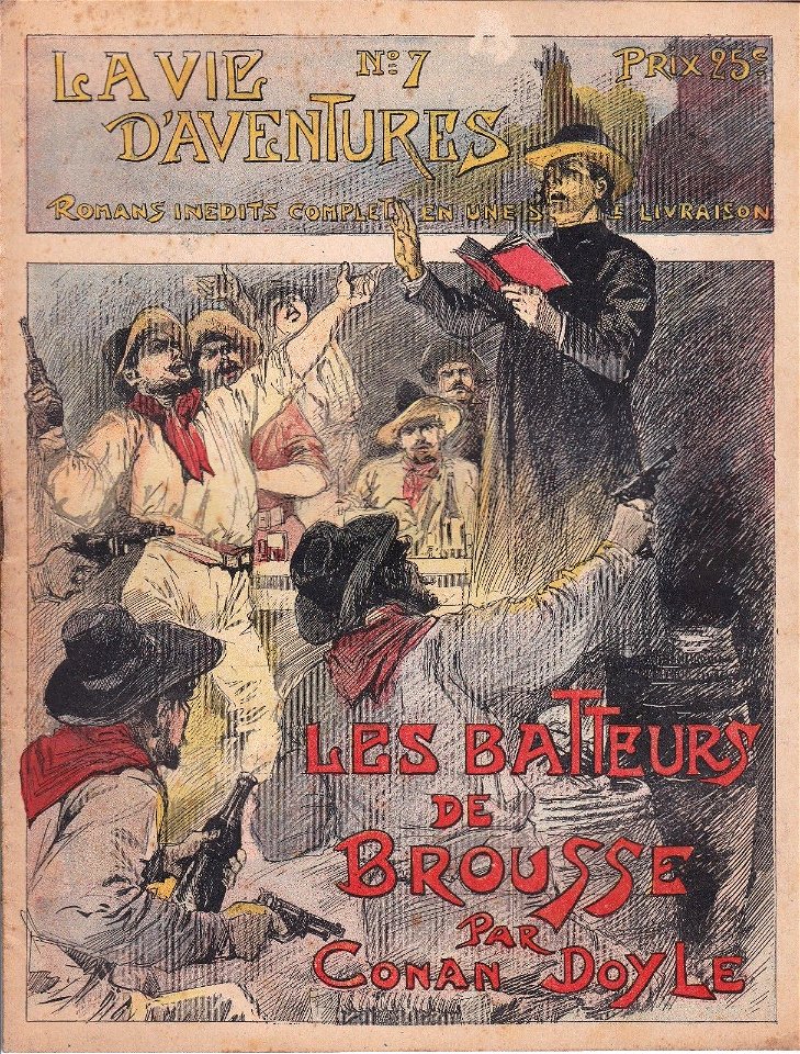 La Vie d'aventures n°7 - Les Batteurs de brousse (Conan Doyle) - illustration de Georges Conrad