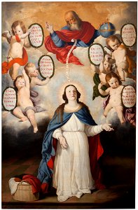La Virgen en oración, de Mateo Gilarte (Museo de Huesca)