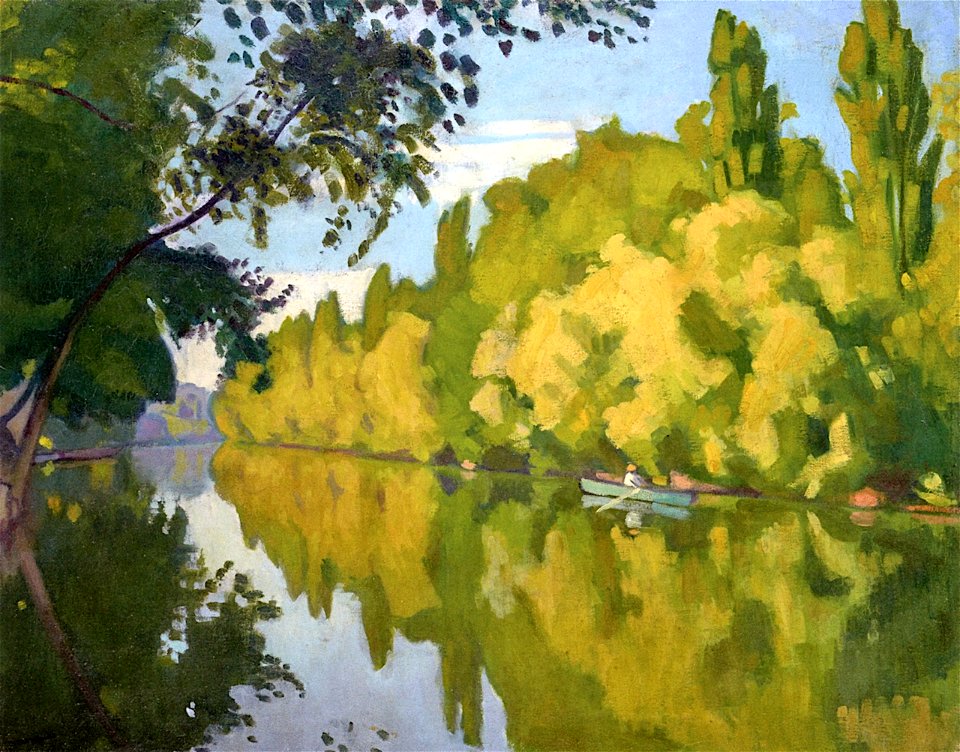 La Varenne Saint-Hilaire, a Boat Albert Marquet (1913)