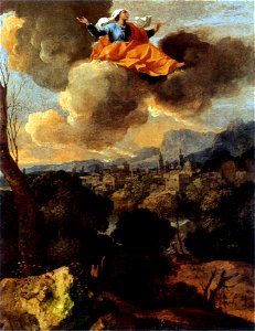 La Translation miraculeuse de sainte Rita de Cascia - Poussin - DulwichPG