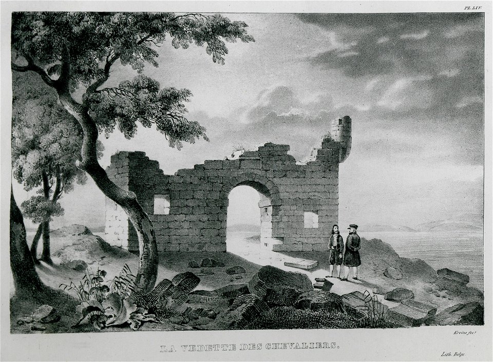 La vedette des Chevaliers - Rottiers Bernard Eugène Antoine - 1828