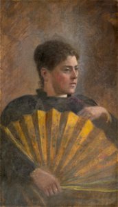 Ladislav Mednyánszky - Dáma s vejárom - O 6740 - Slovak National Gallery