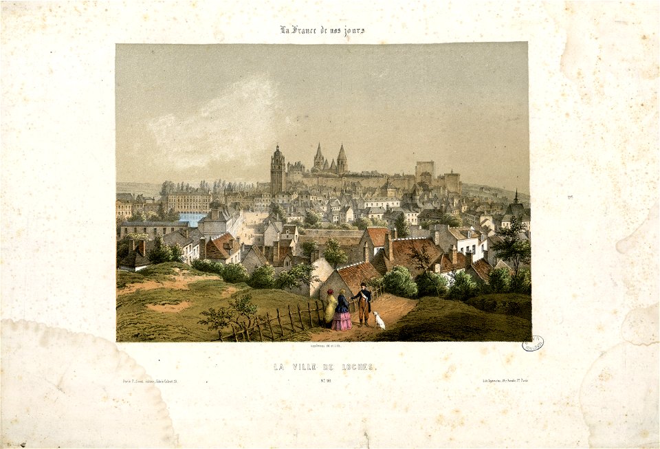 La ville de Loches - Fonds Ancely - B315556101 A MERCEREAU 7 075