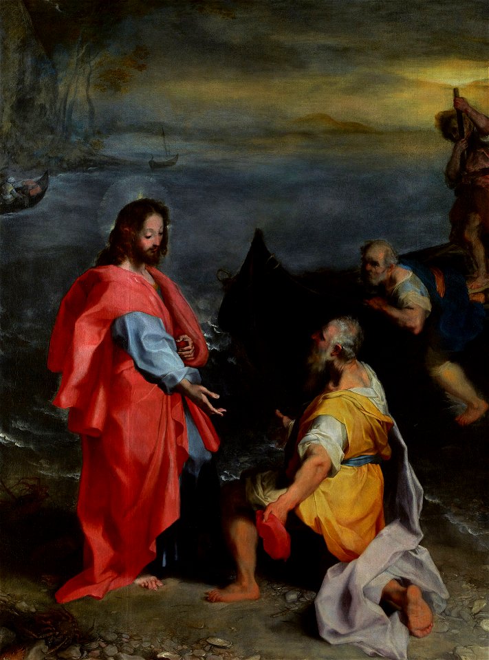 La vocación de san Andrés y san Pedro - Federico Barocci