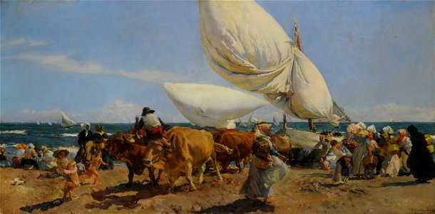 La vuelta de la pesca - Joaquín Sorolla y Bastida