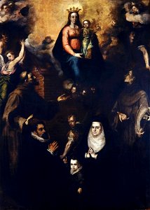 La Virgen con San Francisco, San Antonio y donantes (Real Academia de Bellas Artes de San Fernando, Madrid)