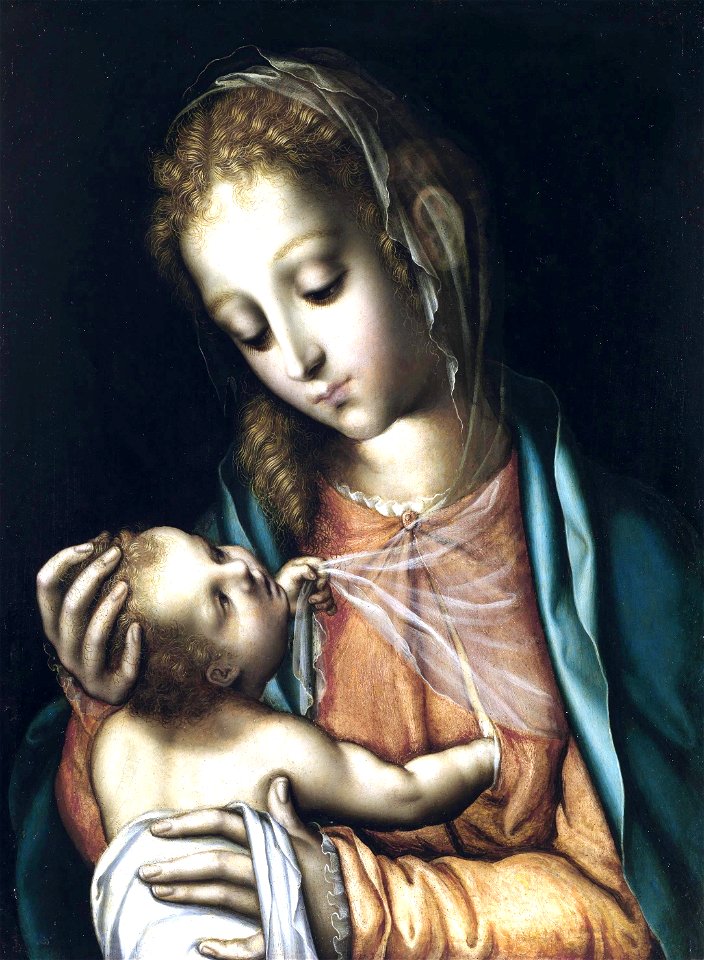La Virgen de la Leche, de Luis de Morales. (Museo del Prado)