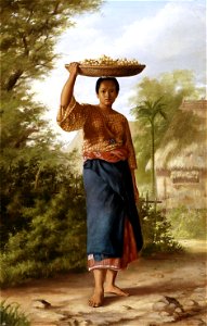 La vendedora de lanzones, de Félix Resurrección Hidalgo
