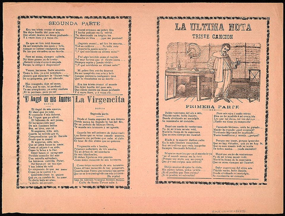 La última nota, triste canción LCCN99615895