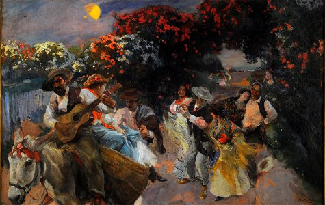 La última copla - Joaquín Sorolla
