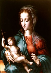 La Virgen del huso, de Luis de Morales (Museo del Prado)