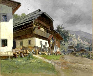 Ladislav Benesch - Podkoren-vaški motiv