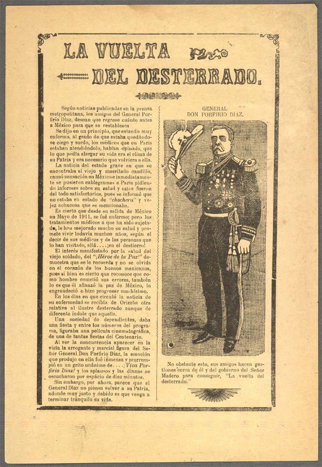 La vuelta del desterrado LCCN99615904