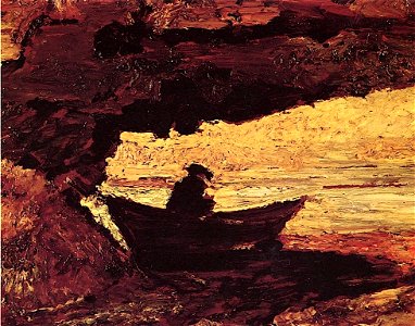La-roche-percée-Adolphe-Joseph-Thomas-Monticelli-Oil-Painting
