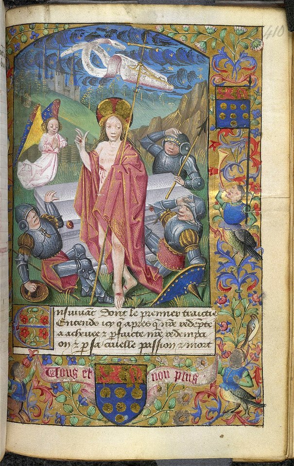 La Vie de Jesus Christ - résurrection - BL Harley4328 f410