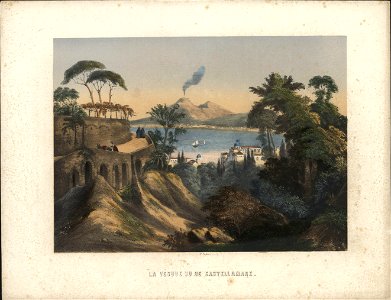 La Vésuve vu de Castellamare, objectnr A 58863