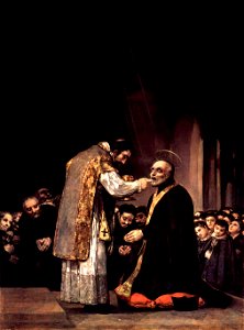 La última comunión de san José de Calasanz, Francisco de Goya