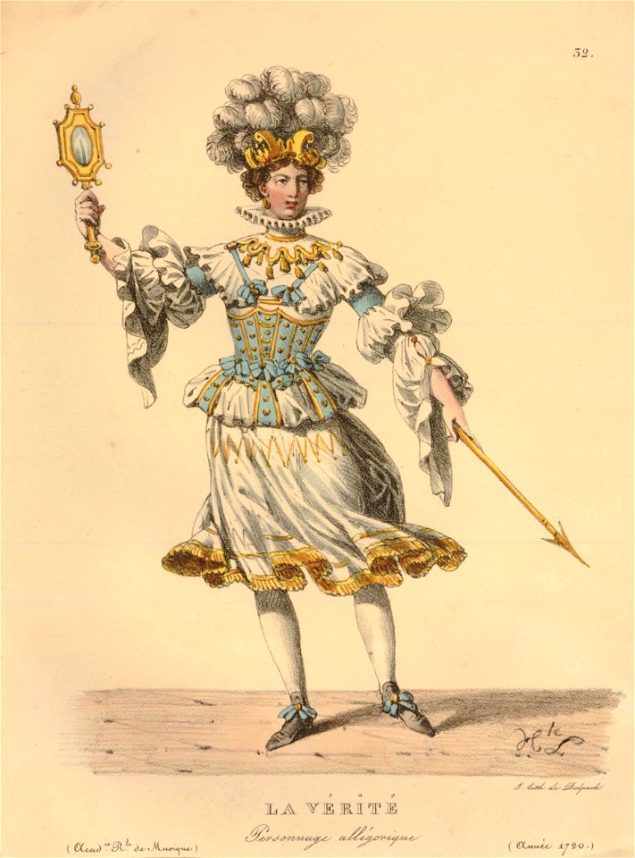 La Vérité - Personnage allégorique (BM 1871,1209.2595)