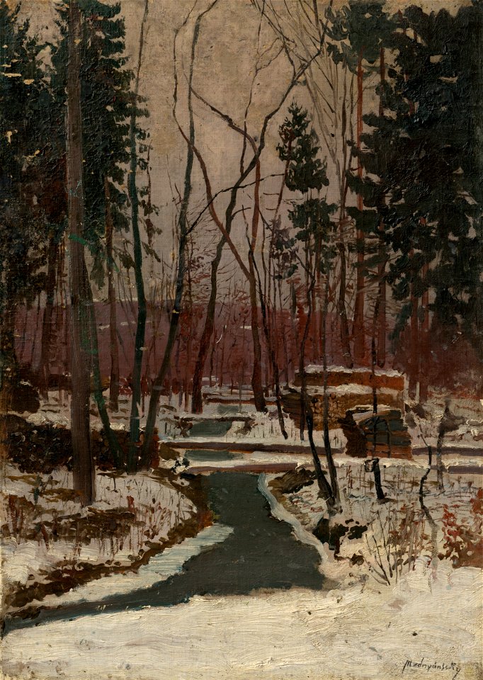 Ladislav Mednyánszky - Thaw - O 5172 - Slovak National Gallery