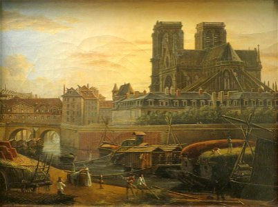 LaCitéEtNotreDameDepuisLeQuaiSaintBernard