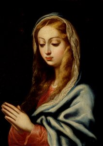 La Virgen María, atribuida a Pedro Atanasio Bocanegra (Museo del Prado)