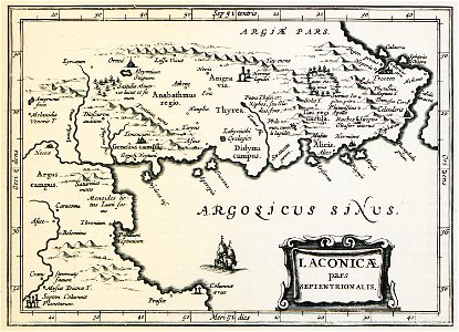 Laconicae pars septentrionalis - Laurenberg Johann - 1661