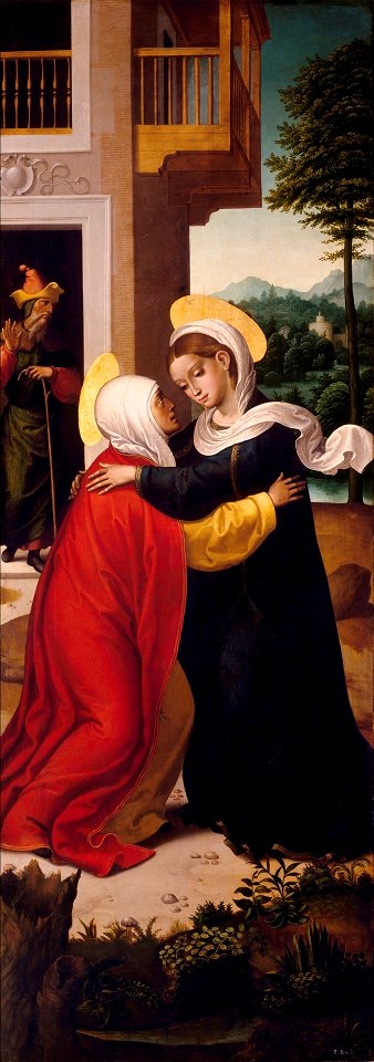 La Visitación, de Juan Correa de Vivar (Museo del Prado)
