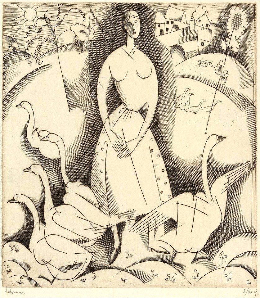 La-fille-aux-oies-1916