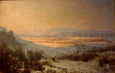 Labor-La plaine de Tarassac sous la neige