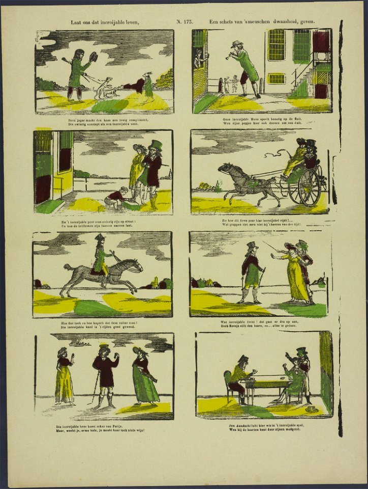 Laat ons dat incroijable leven, Een schets van 's menschen dwaasheid, geven-Catchpenny print-Borms 0650