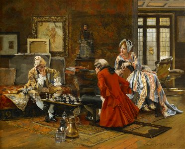 La-partie-dechecs - François Flameng