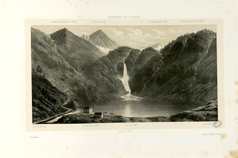 Lac d'Oo (i.e. Oô) - Fonds Ancely - B315556101 A PETIT 3 013