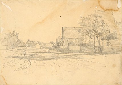 Ladislav Mednyánszky - In a Village - K 1077 - Slovak National Gallery