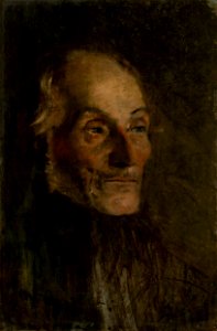 Ladislav Mednyánszky - Head Study of an Old Man - O 617 - Slovak National Gallery