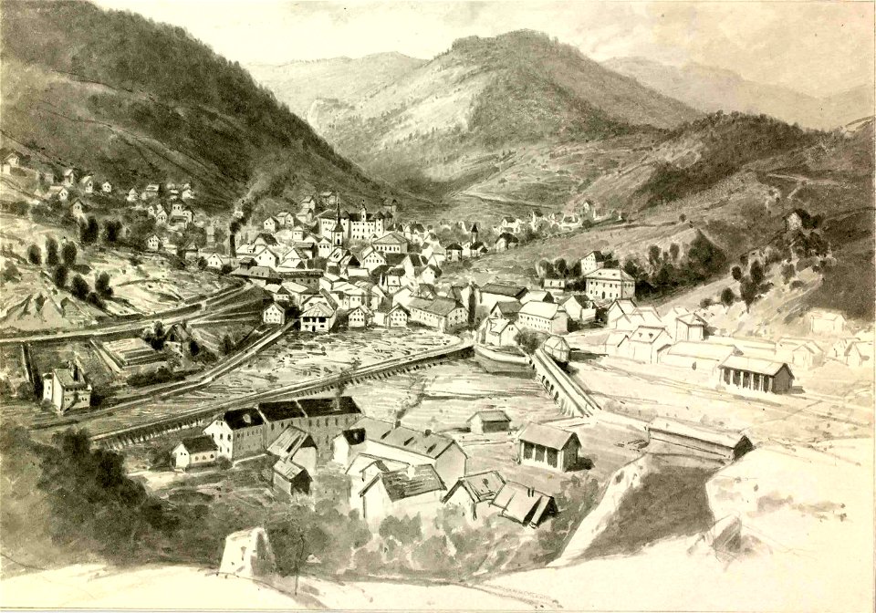 Ladislav Benesch - Pogled na Idrijo (2)