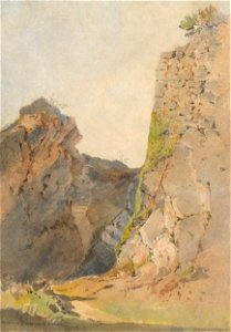 Ladislav Mednyánszky - Landscape with Castle Ruins - K 137 - Slovak National Gallery