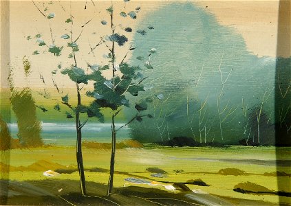 Ladislav Benesch - Pokrajina z drevesom