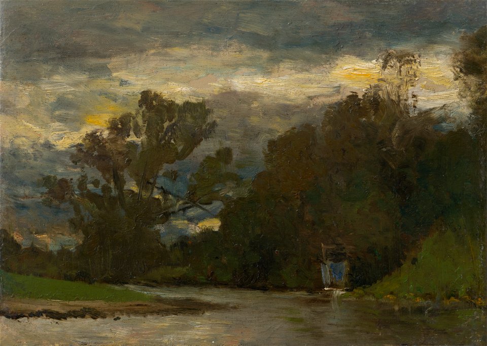 Ladislav Mednyánszky - Na brehu rieky Poprad - O 6771 - Slovak National Gallery